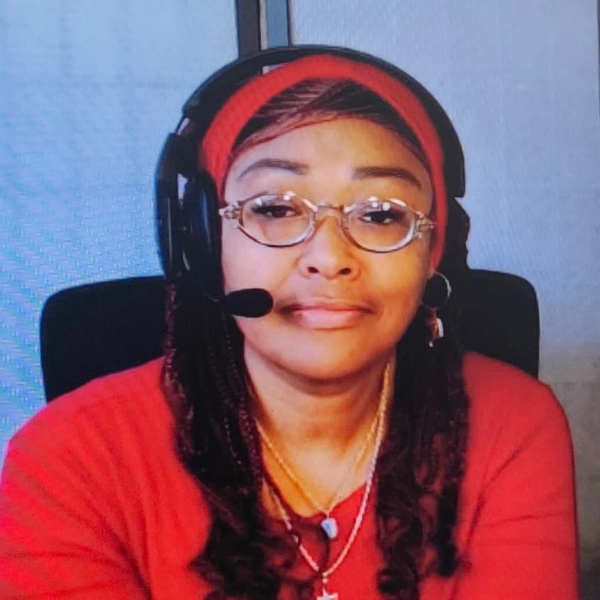 Shonda Webb in her counseling office